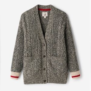 Closeout!▪️NWOT Roots Cabin Cable Cardigan in Grey Oat Mix